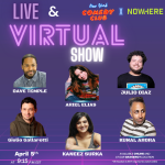 Live and Virtual Comedy Club ft. Kaneez Surka, Julio Diaz, Ariel Elias