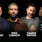 Chris Distefano, Yannis Pappas, Mike Cannon, Marie Faustin